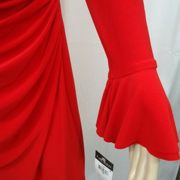 Lauren by Ralph Lauren Women's Ruffle-Trim Sheath - Picture 5 of 7